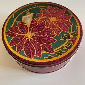 Large Cookie Candy Tin Vintage 1990’s New